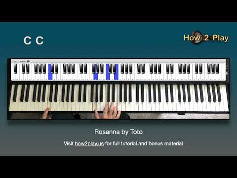 “Rosanna" by Toto - Keyboard Tutorial